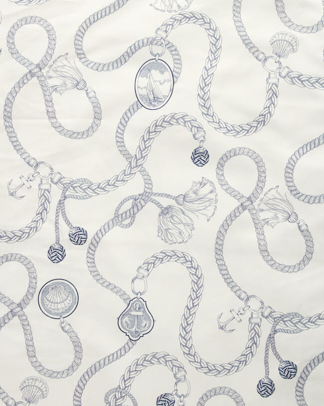 Piumino matrimoniale con stampa Sailing