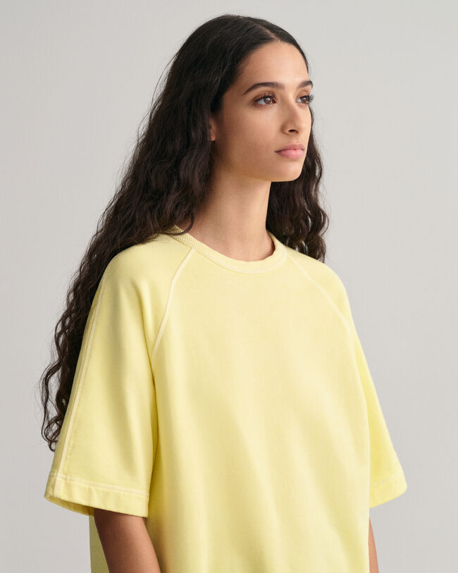 Felpa Sunfaded a maniche corte