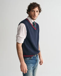Gilet con scollo a V