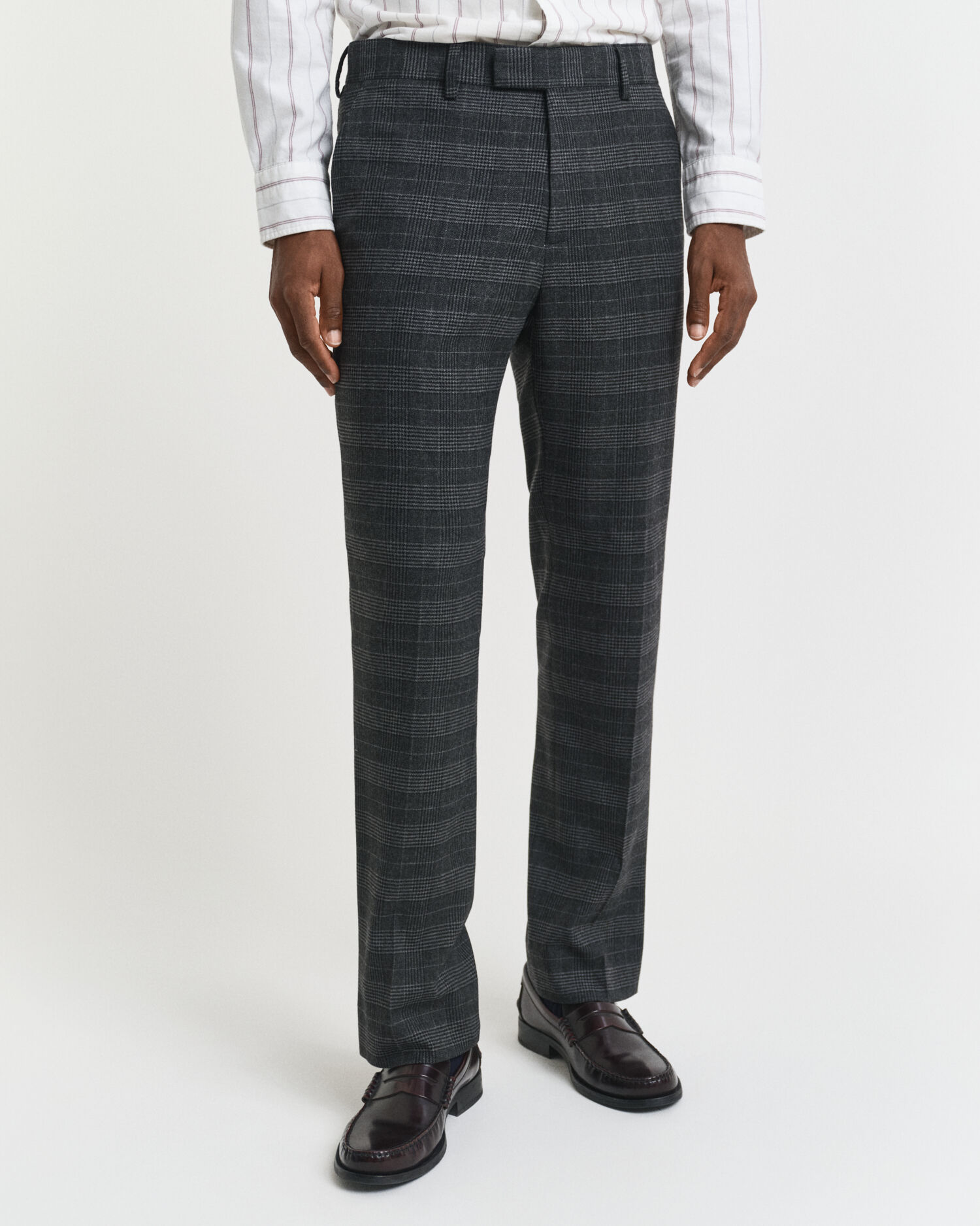 Pantaloni da abito a quadri Glen Check slim fit