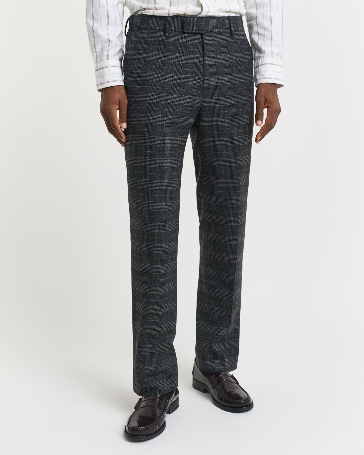 Pantaloni da abito a quadri Glen Check slim fit