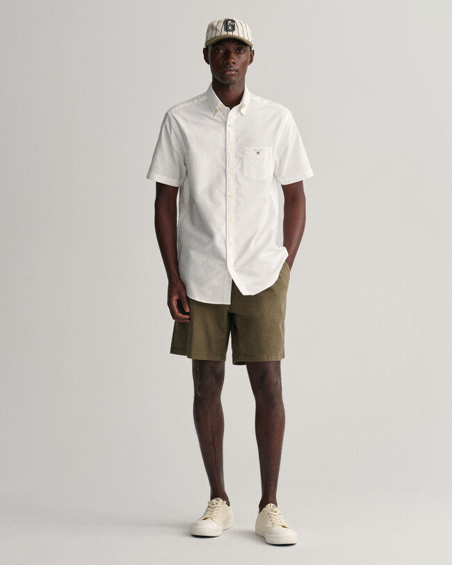 Camicia Oxford a maniche corte regular fit