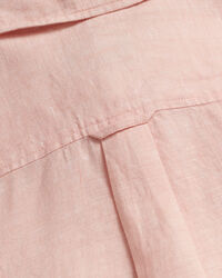 Camicia di lino a quadri in chambray regular fit