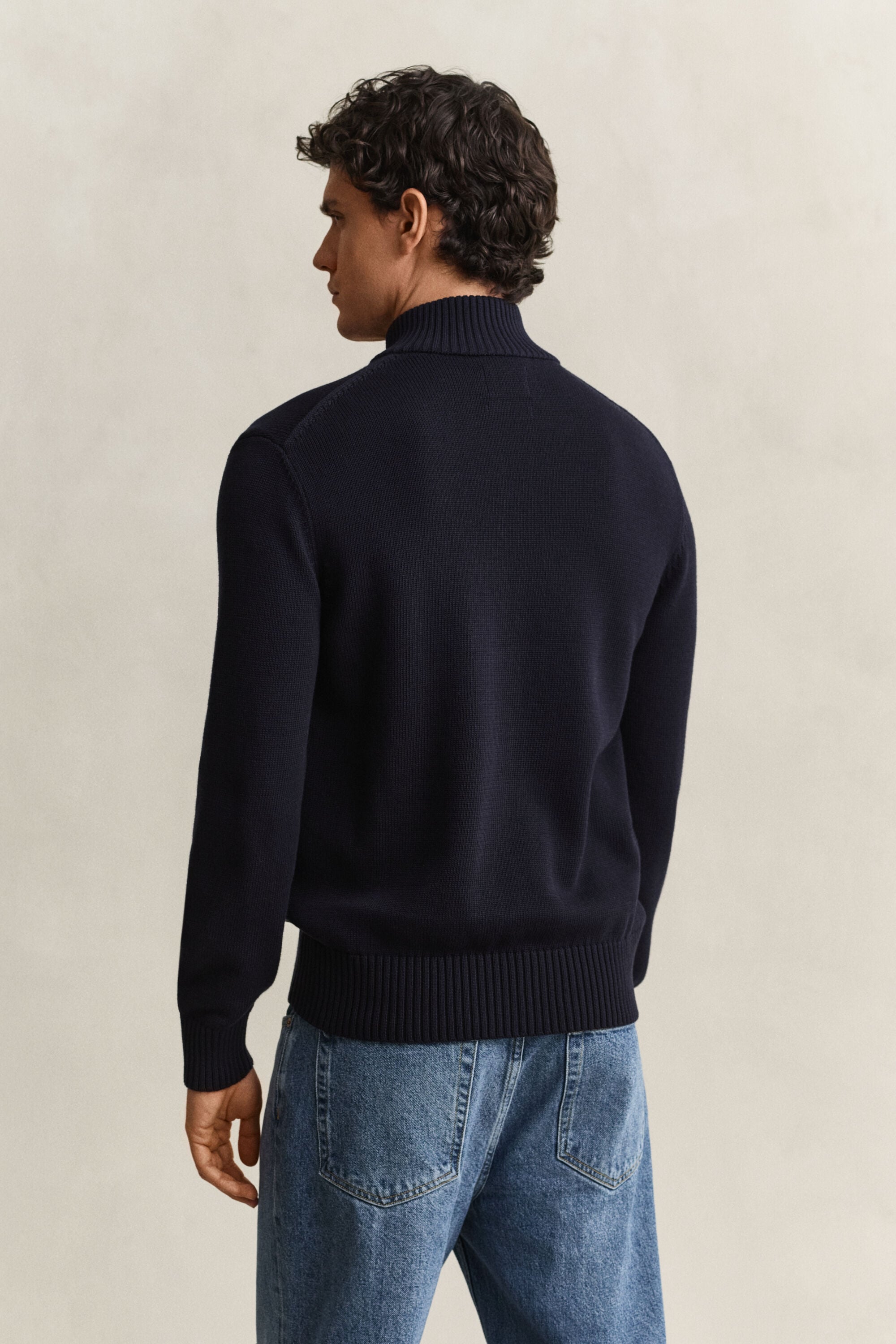 Maglia in cotone Supima con bottoni