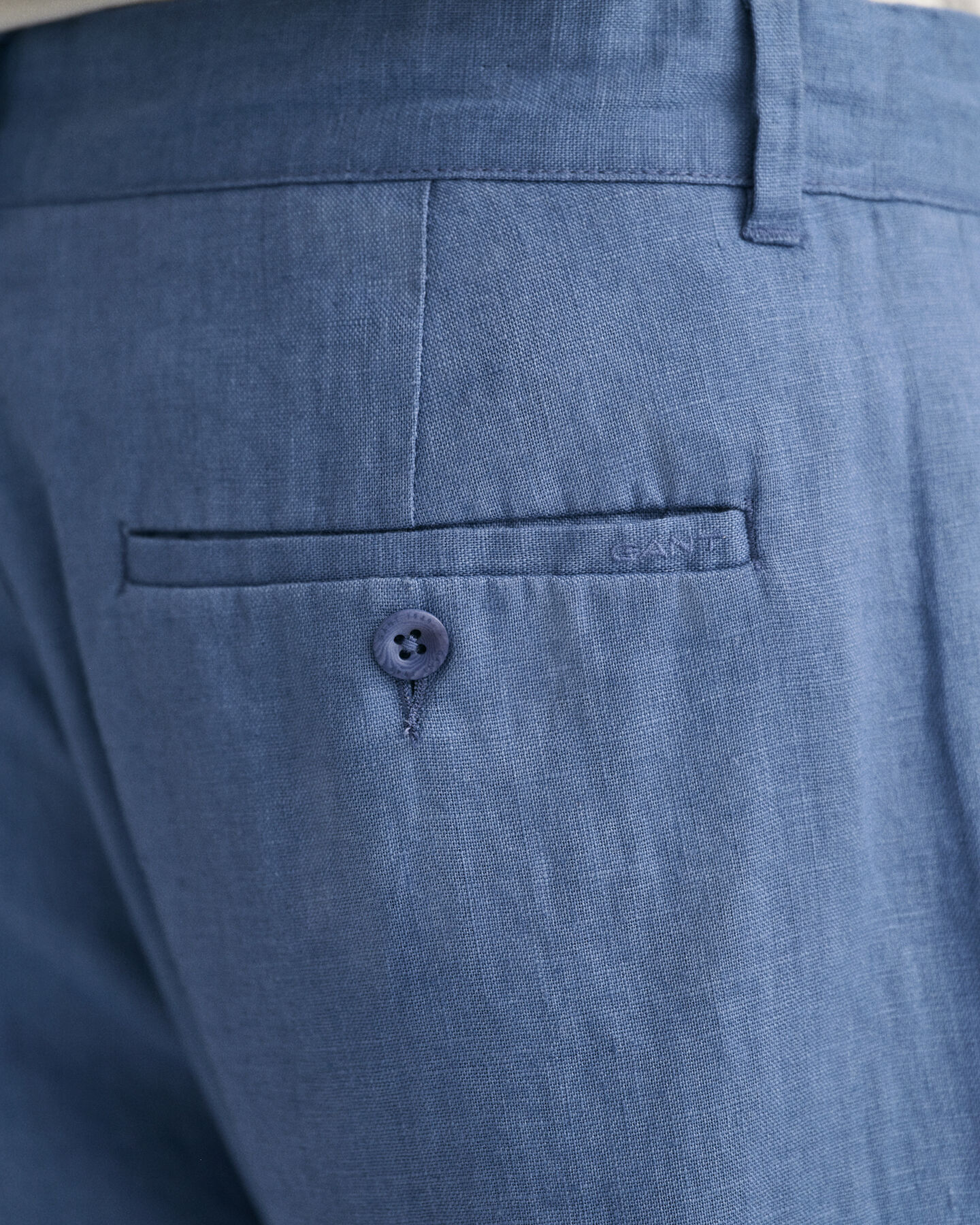 Pantaloni con coulisse in lino relaxed fit