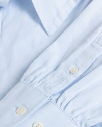 Camicia Oxford con fiocco e maniche a sbuffo