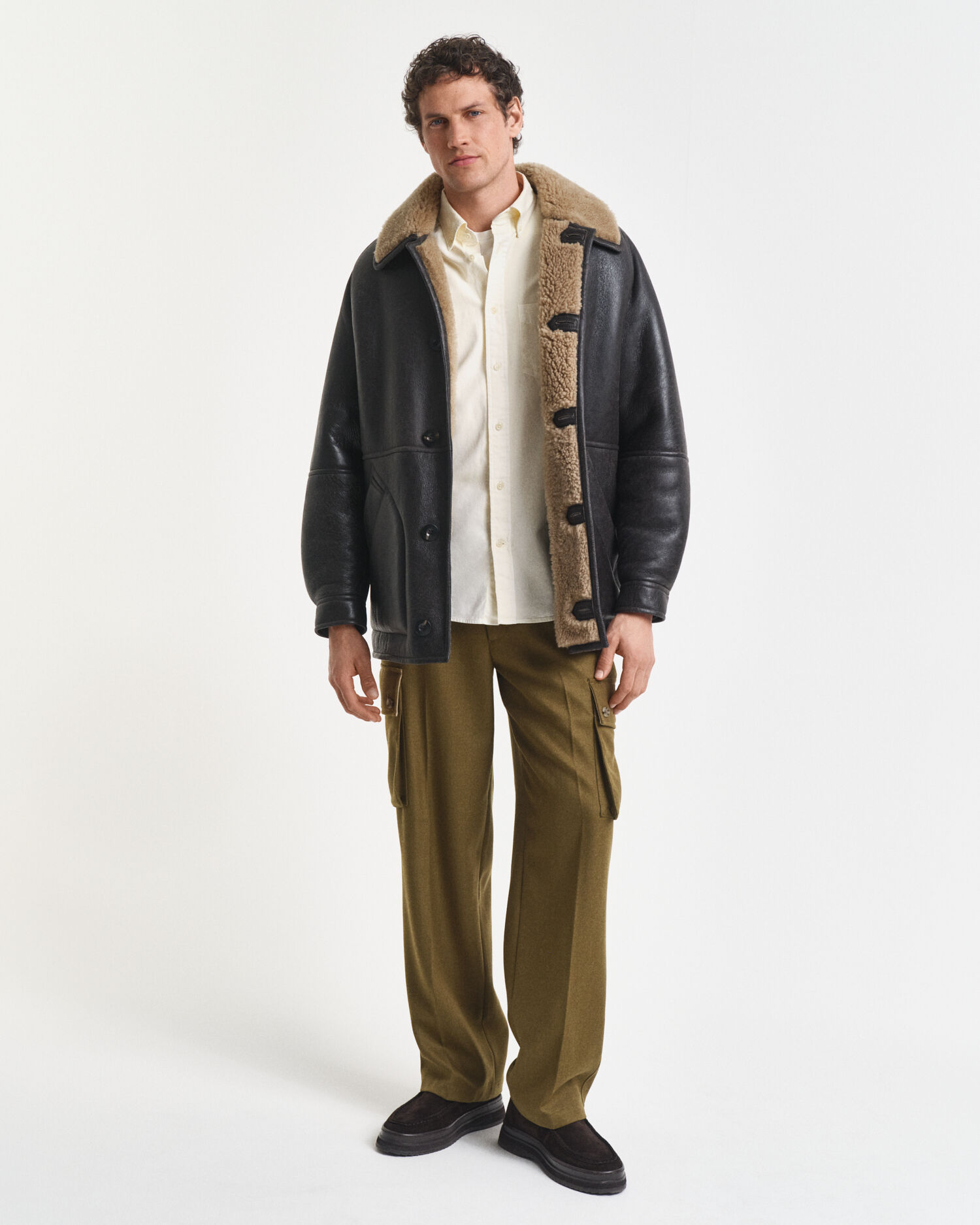 Camicia di twill in capo regular fit