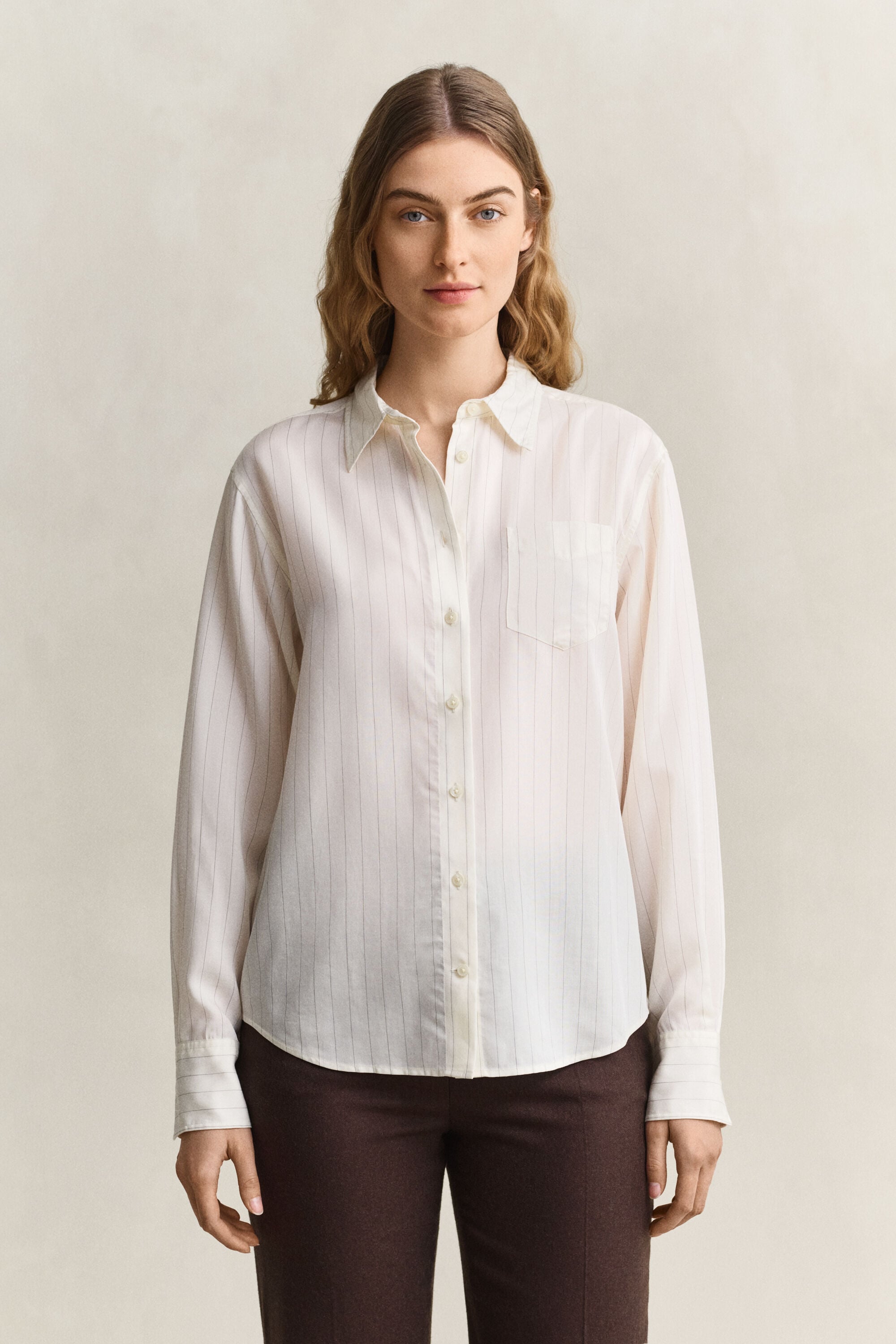 Camicia con piega sul retro