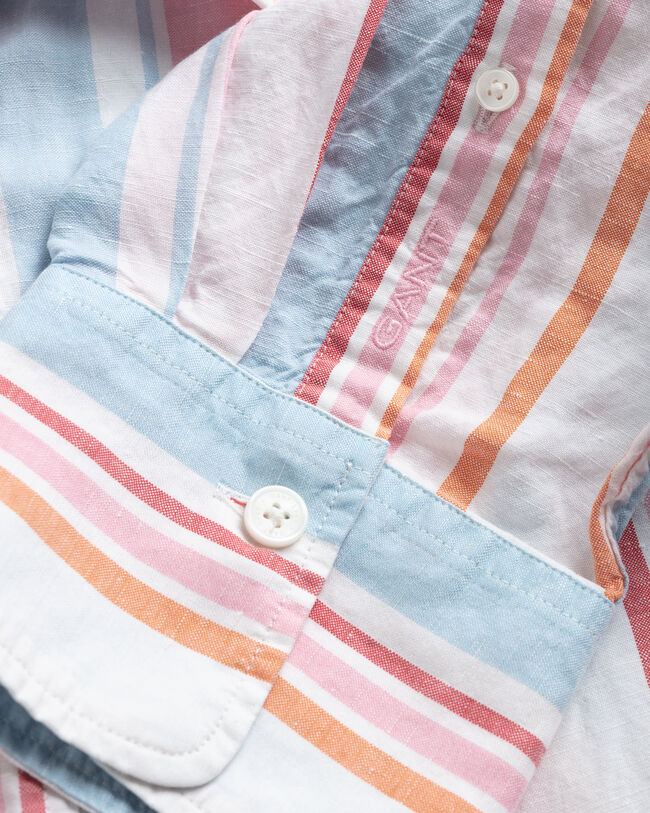 Camicia a righe assortite oversize