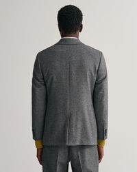 Blazer da abito con motivo a spina di pesce