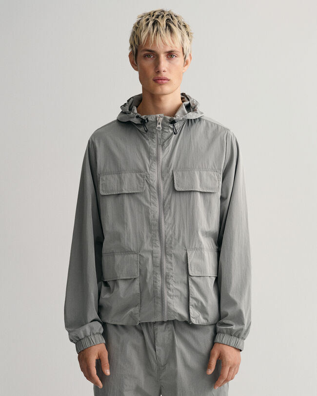 Giacca con cappuccio a 4 tasche