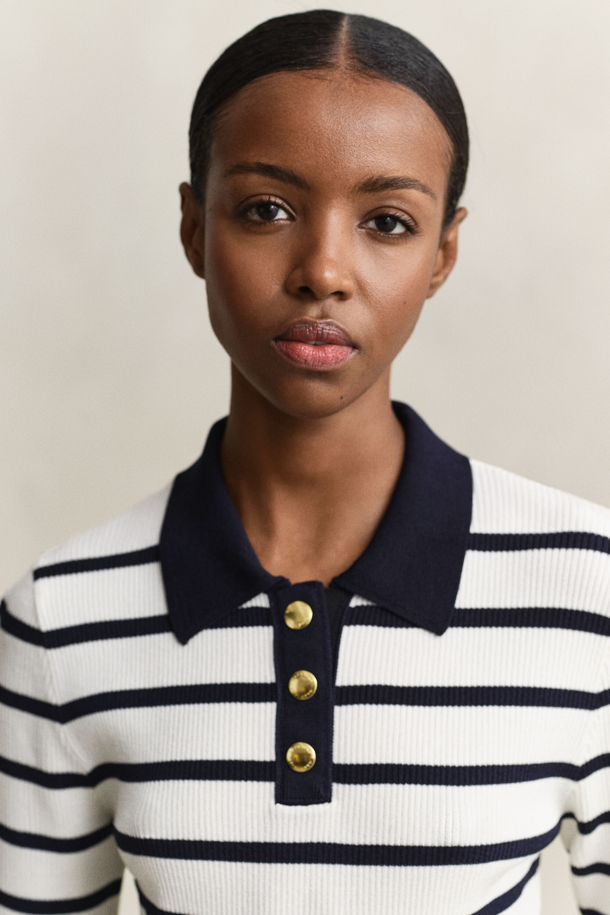 Rugger lavorata maglia a righe