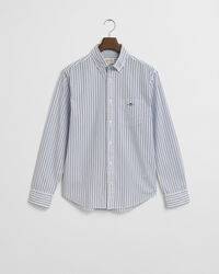 Camicia classica in popeline a righe regular fit