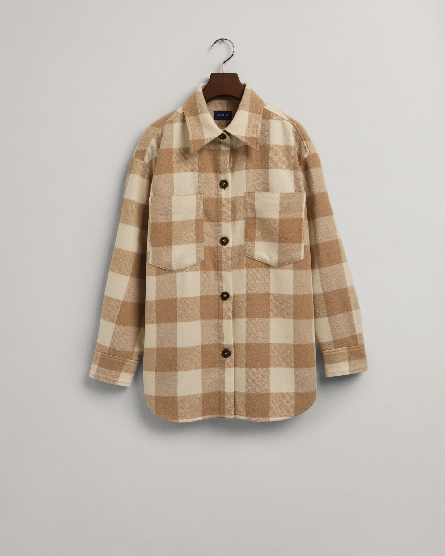 Camicia giacca a quadri relaxed fit