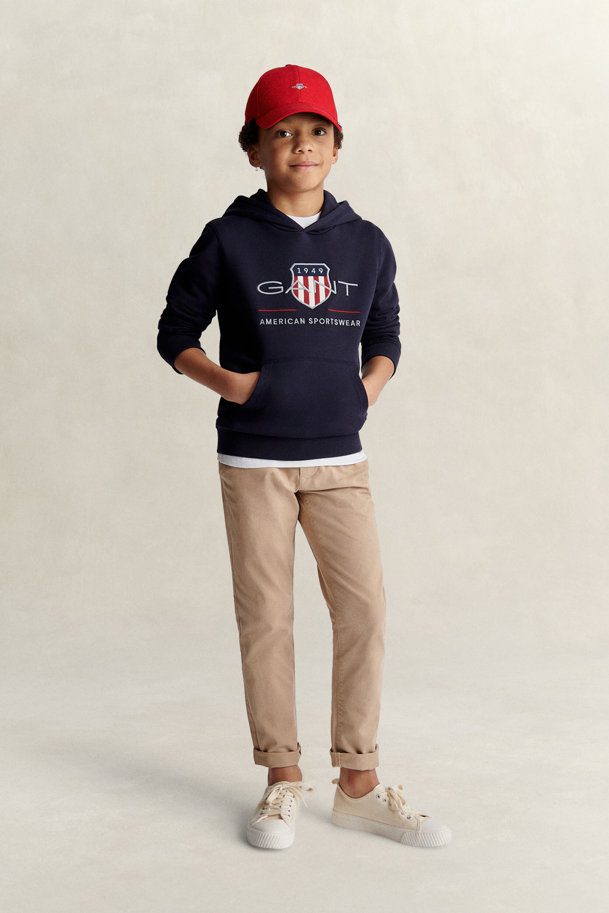 Felpa con cappuccio Archive Shield Teens