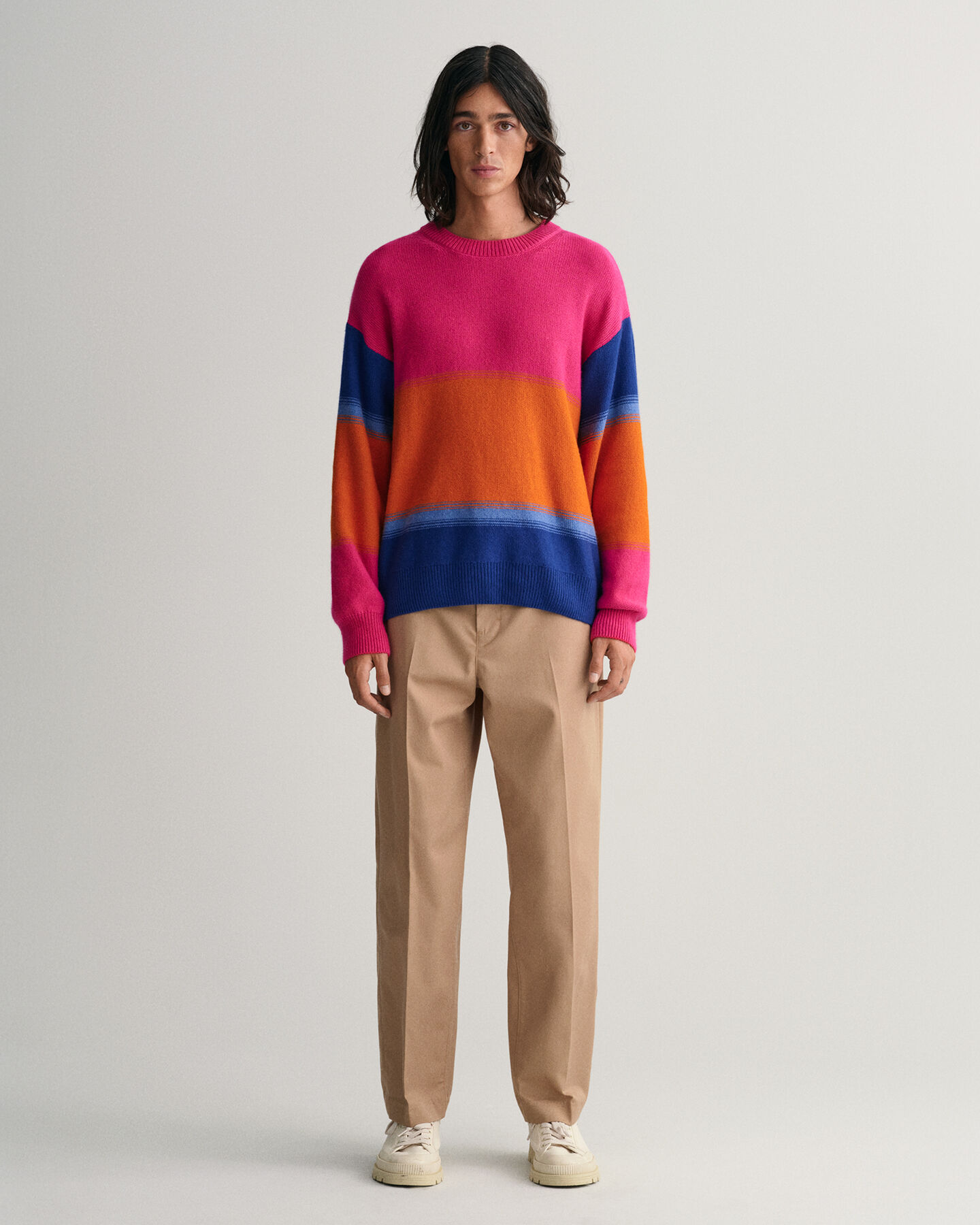 Pantaloni chino vestibilità ampia