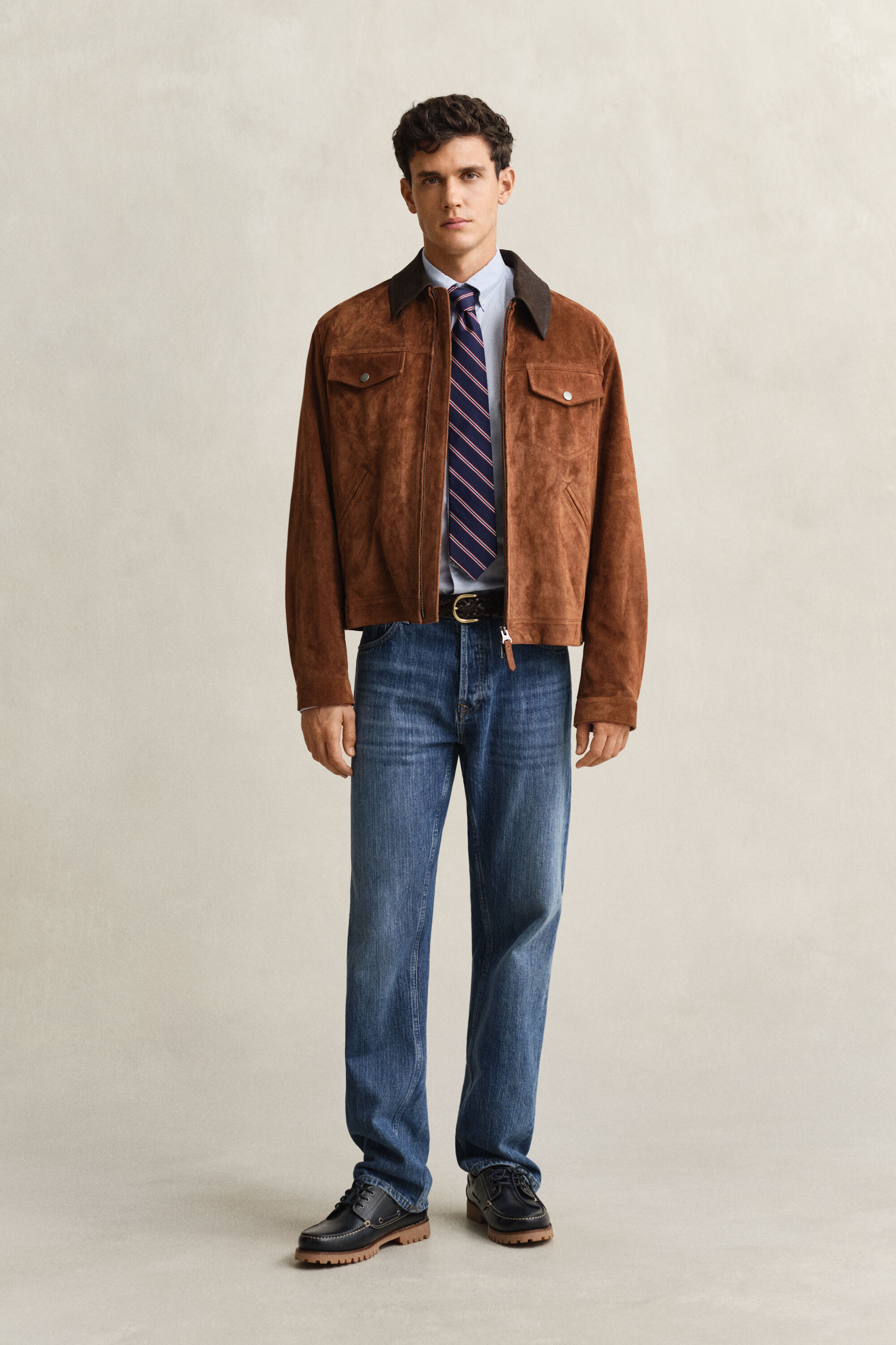 Camicia classica in popeline slim fit