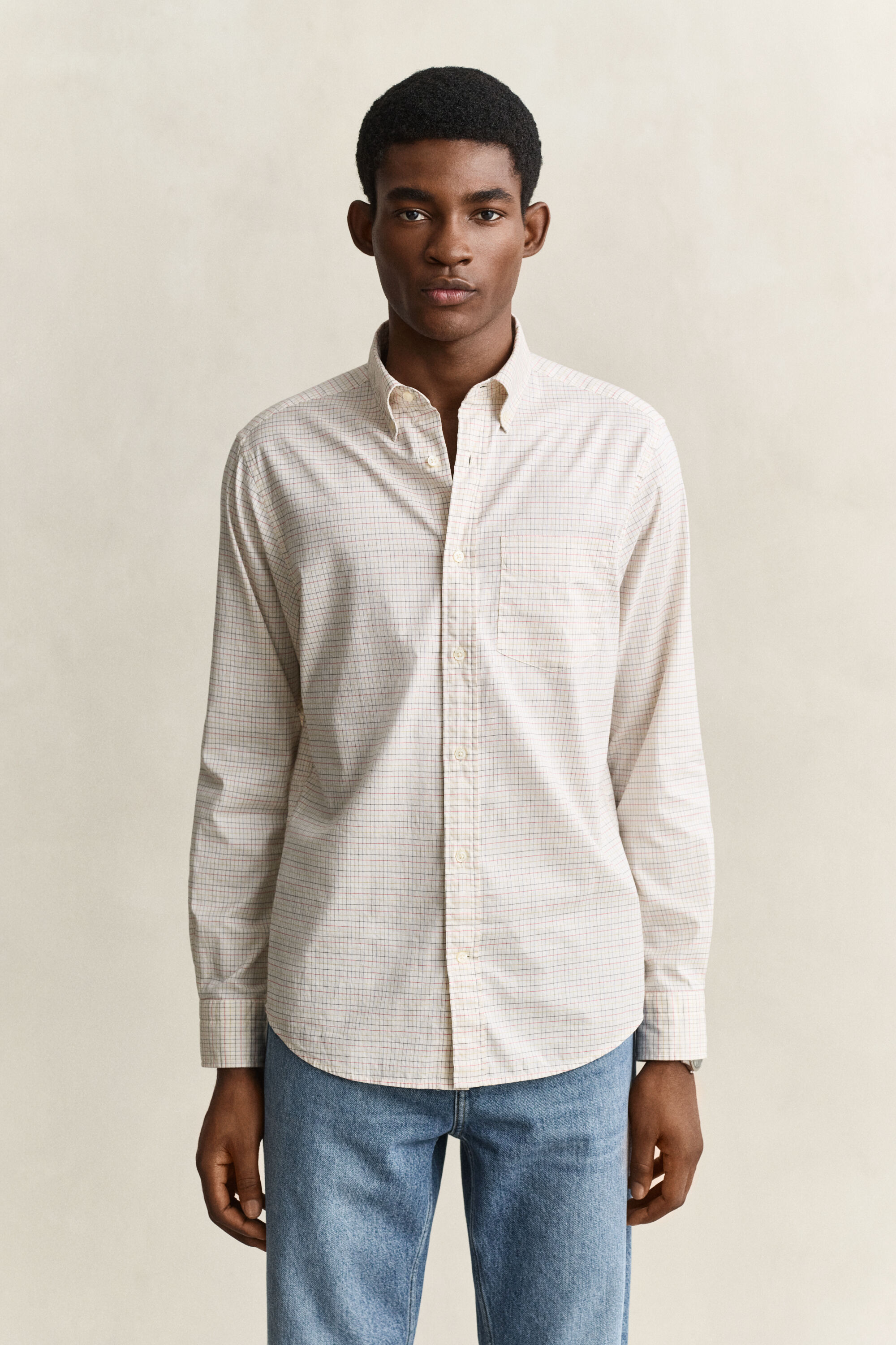 Camicia Oxford a quadri Gant x Yale