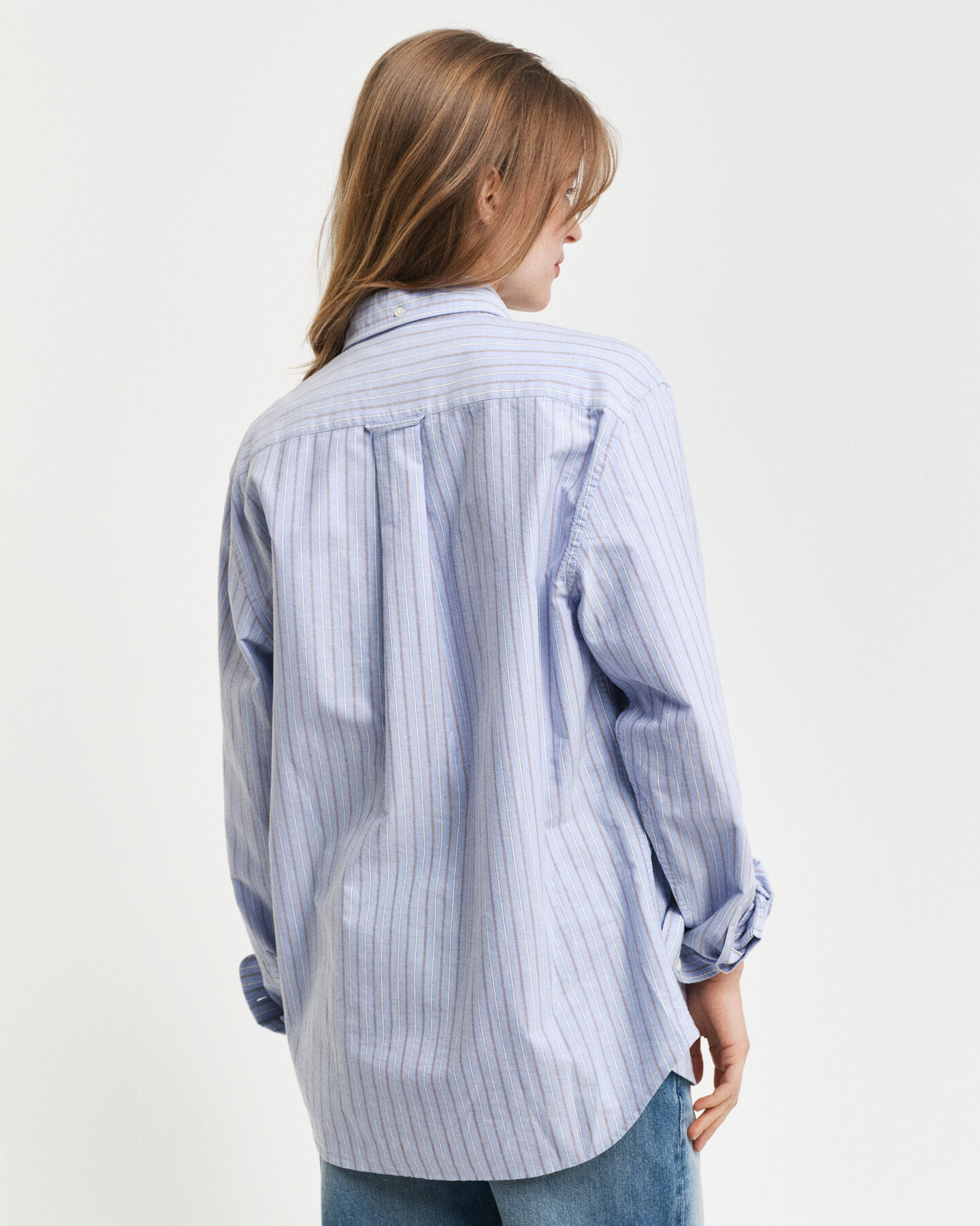 Camicia Oxford classica a righe regular fit