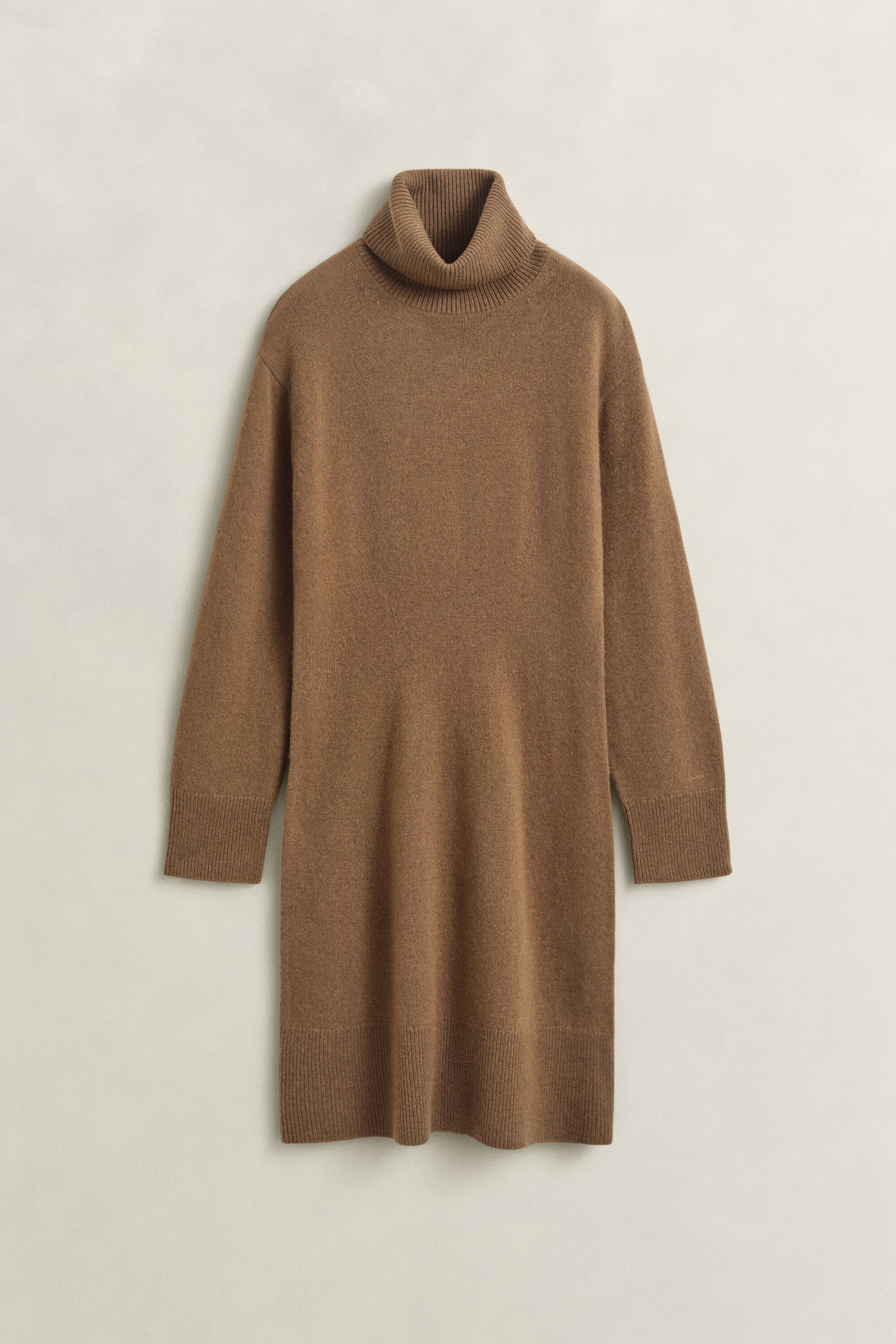 Abito a collo alto in misto lana-cashmere