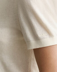 Maglia girocollo leggera a maniche corte