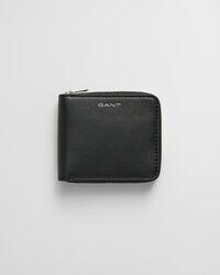 Portafoglio in pelle con zip