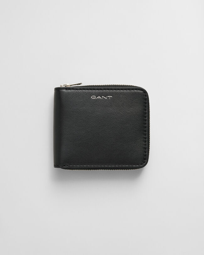 Portafoglio in pelle con zip
