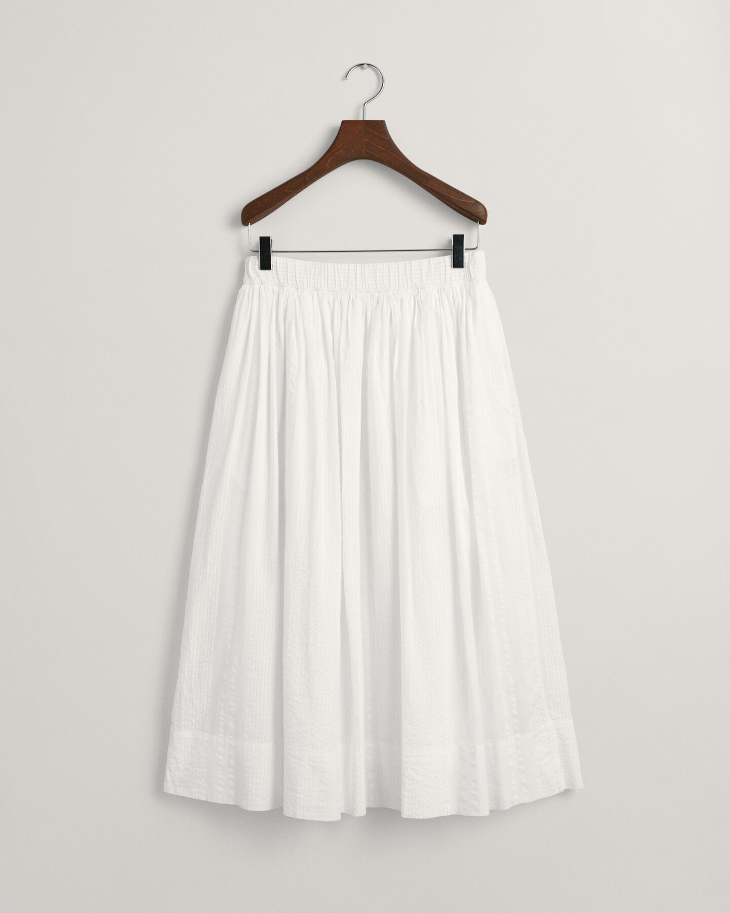 Gonna pull-on a righe Seersucker