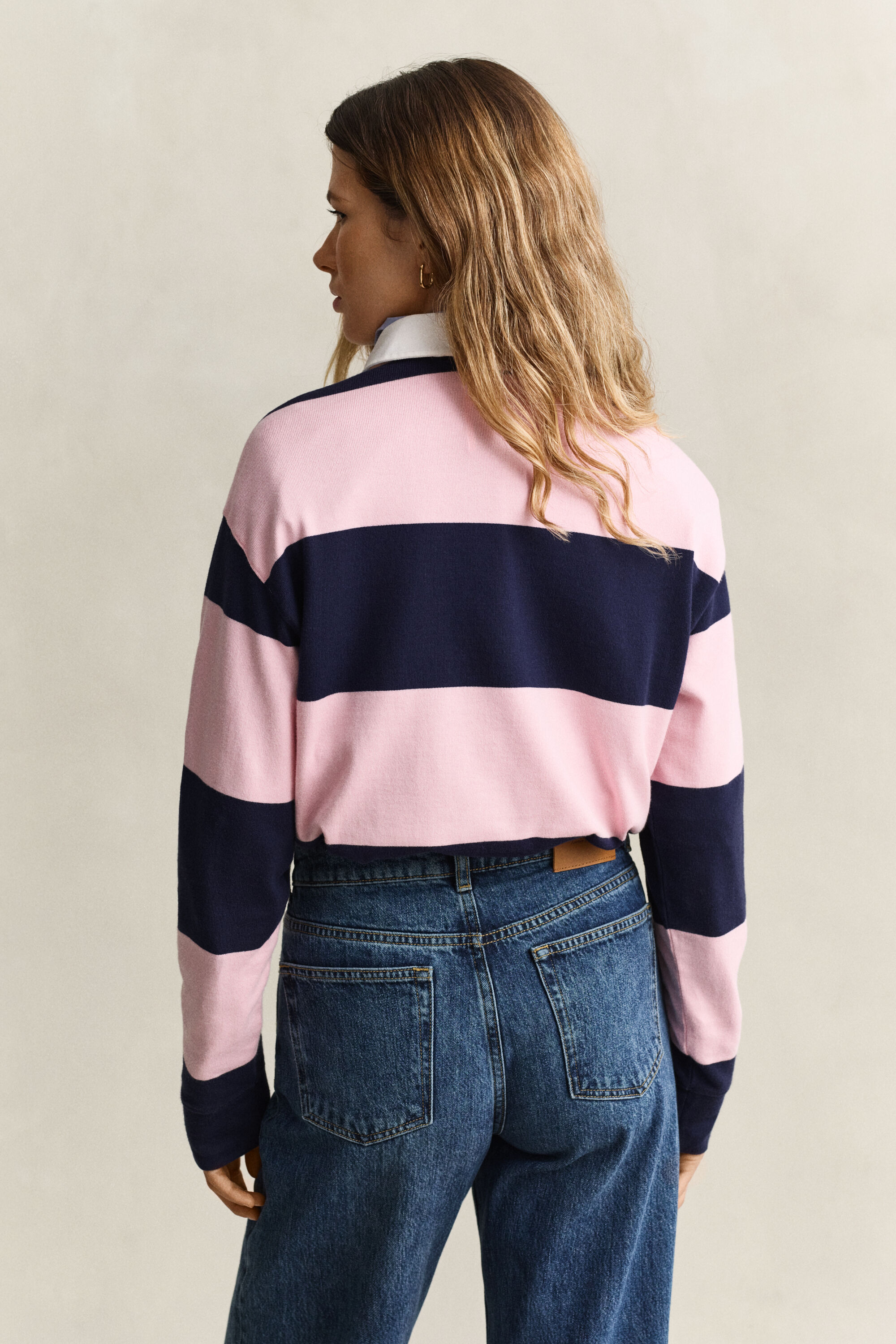 Heavy Rugger Gant x Yale a righe larghe