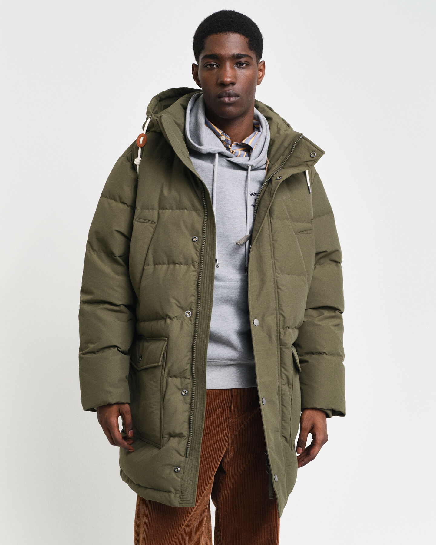 Piumino pesante lunghezza media