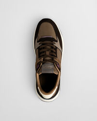 Sneakers Jeuton in camoscio e rete