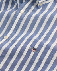 Camicia in popeline a righe larghe regular fit