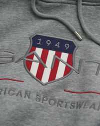 Felpa Archive Shield con cappuccio