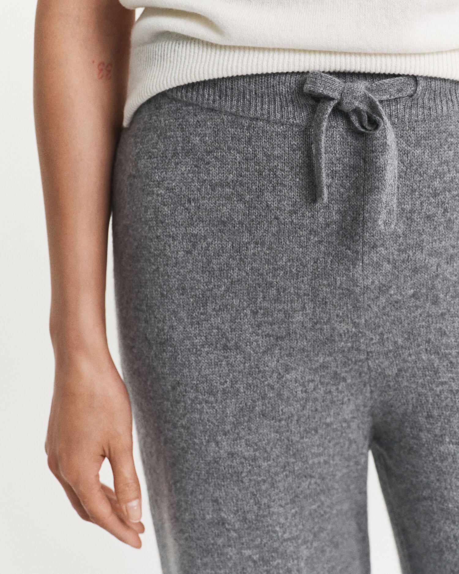 Pantaloni in maglia di lana