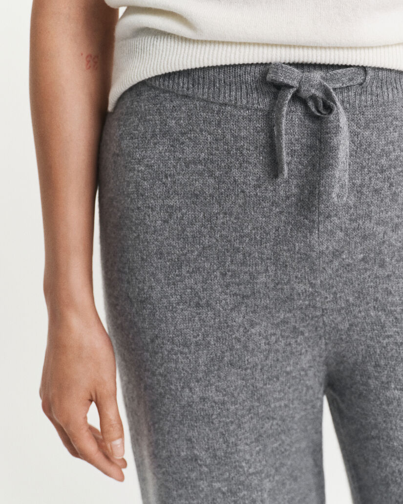 Pantaloni in maglia di lana