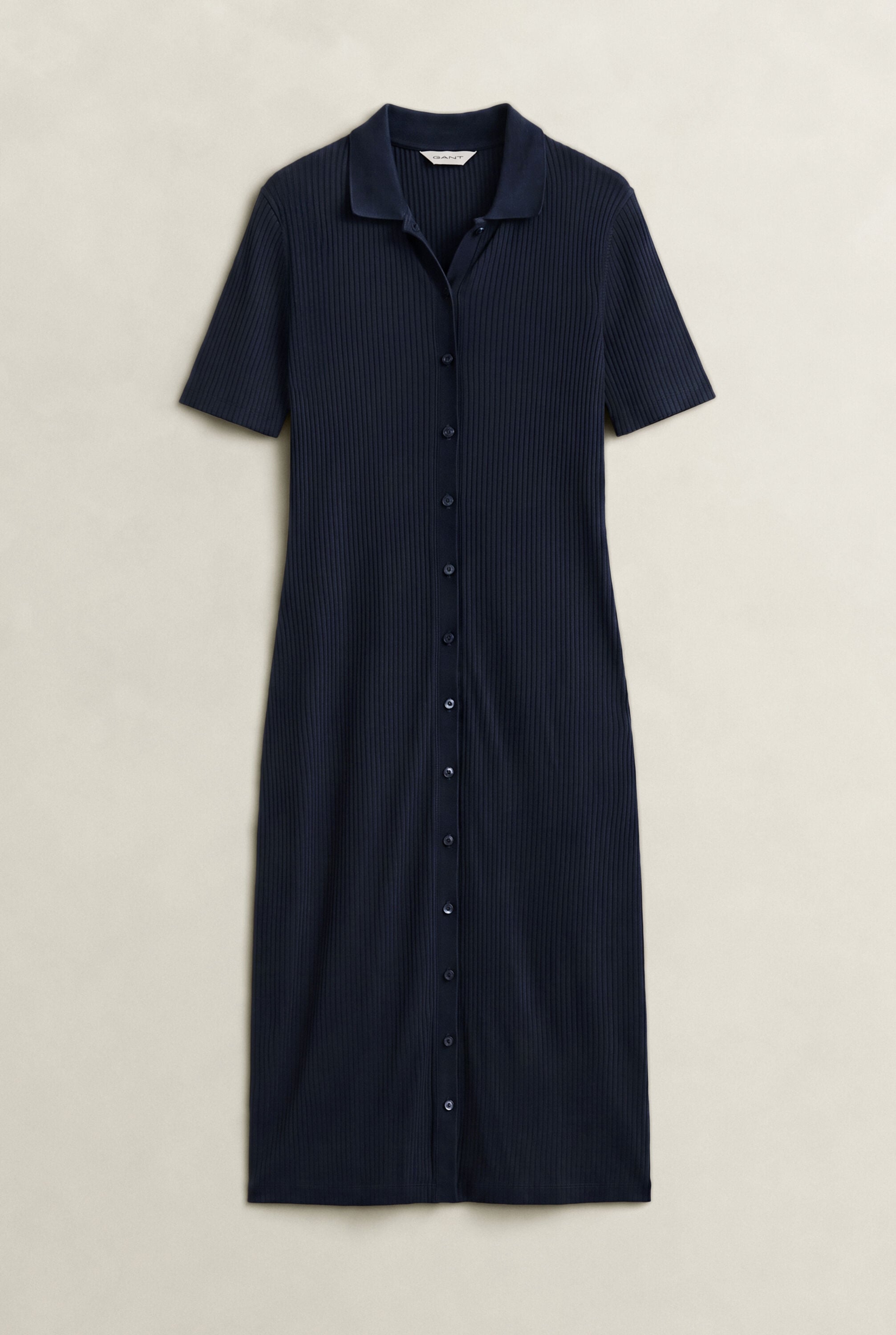 Abito polo slim fit a coste