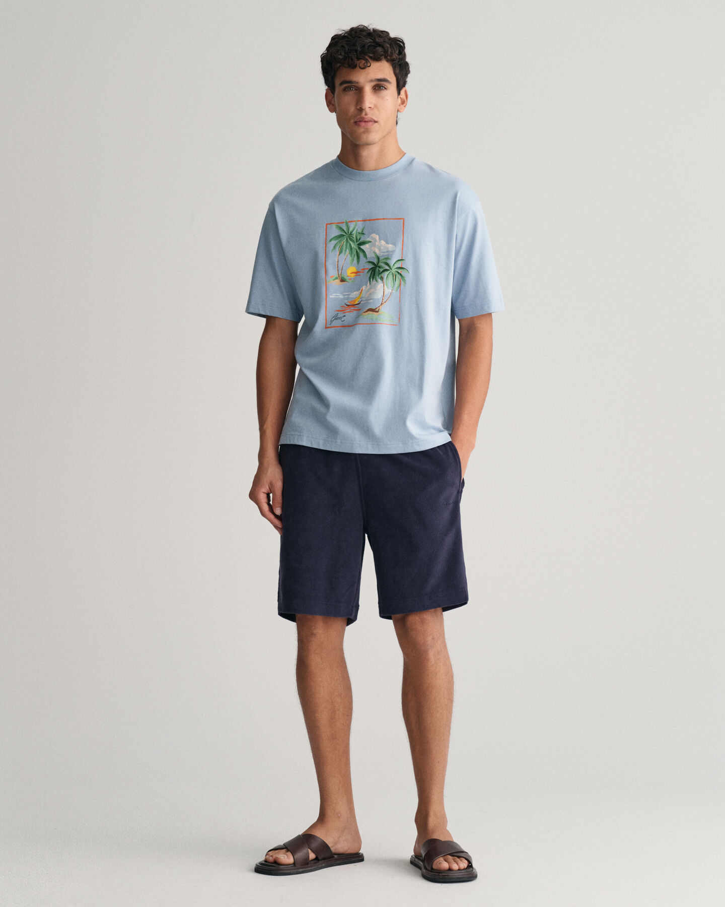 T-shirt Hawaiian Print