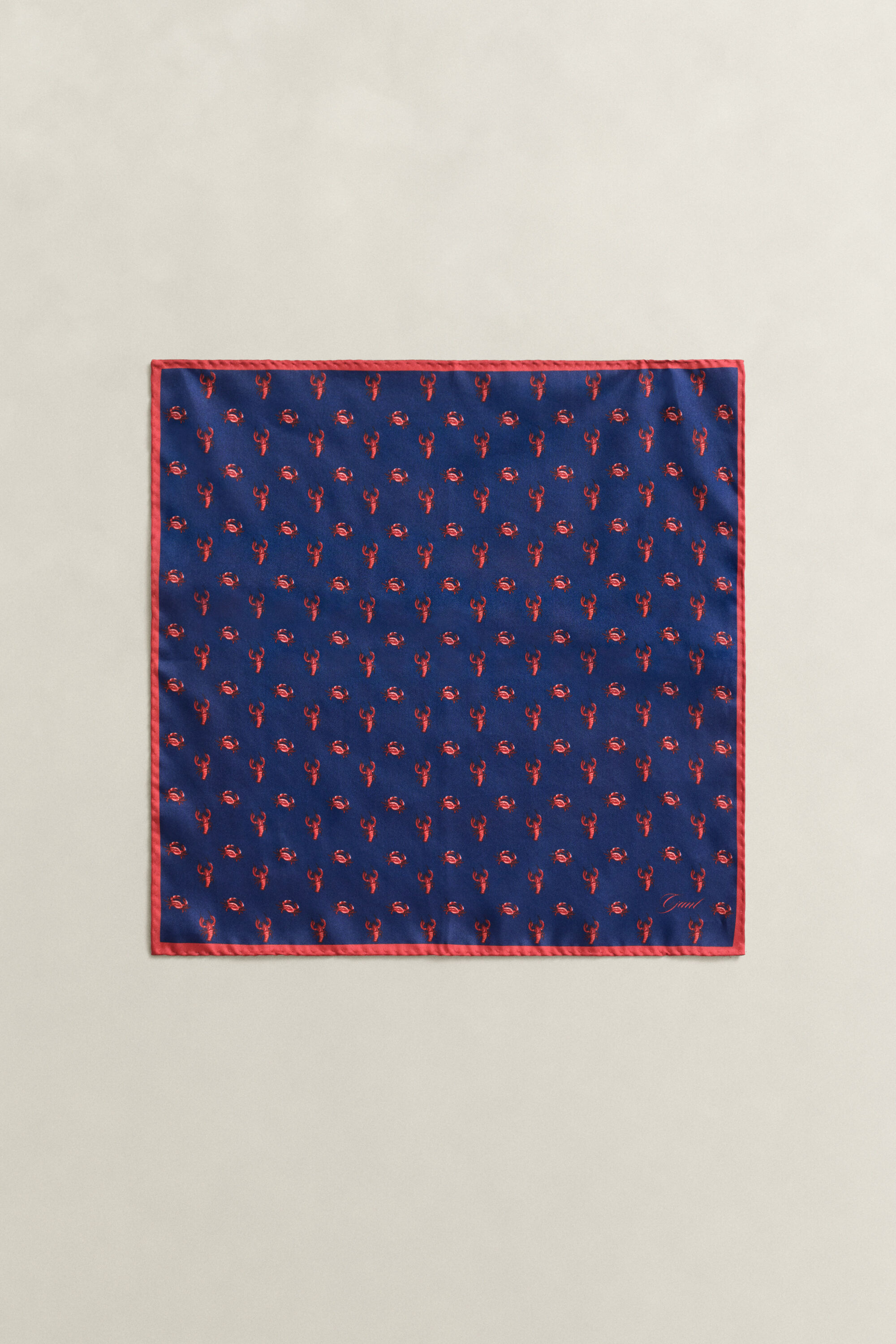Fazzoletto da taschino con granchio
