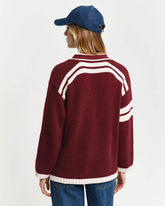 Cardigan GANT Varsity con scollo a V