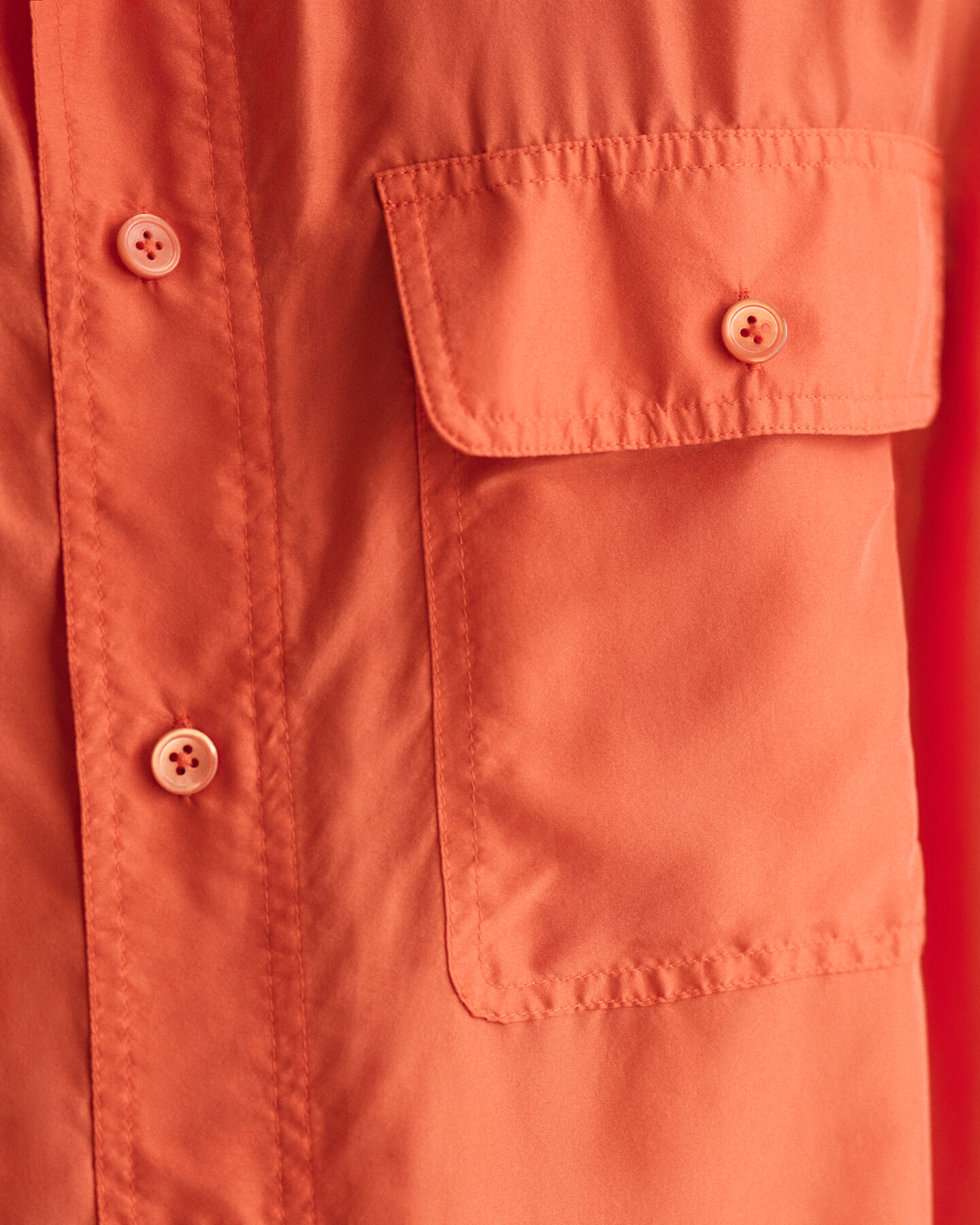 Camicia a maniche corte Washed Silk relaxed fit