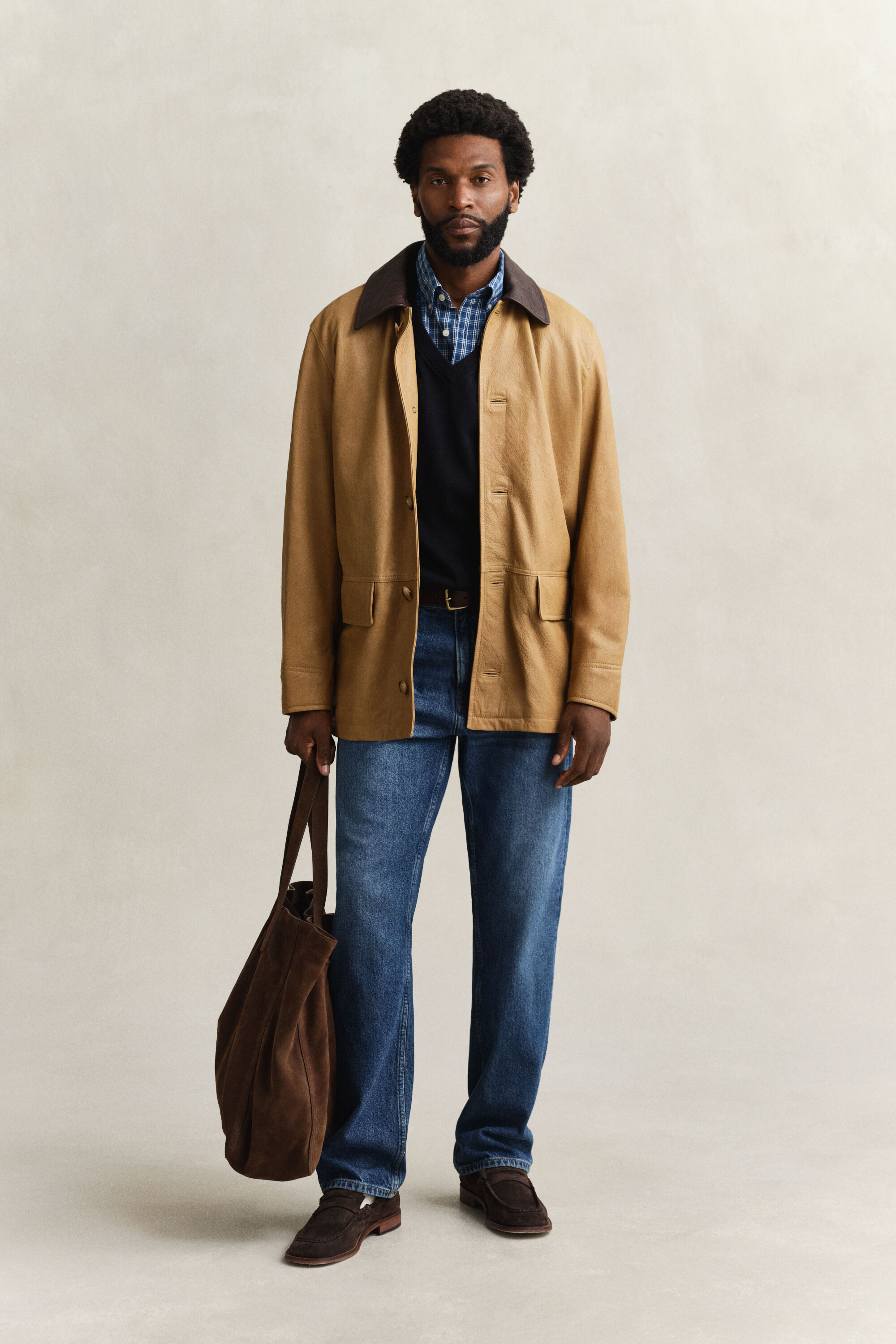 Camicia a quadri Indigo