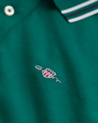 Polo con colletto e dettagli a contrasto