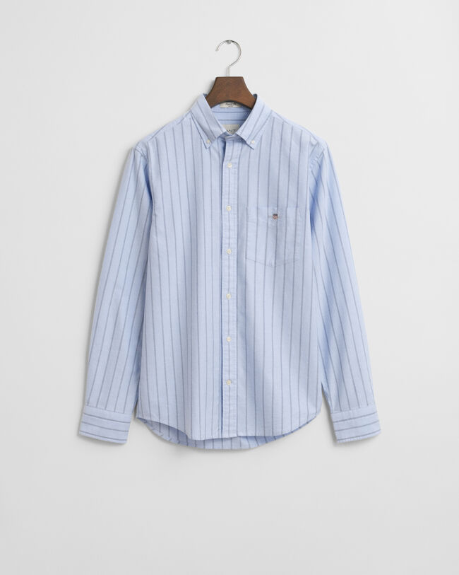 Camicia Oxford classica a righe regular fit
