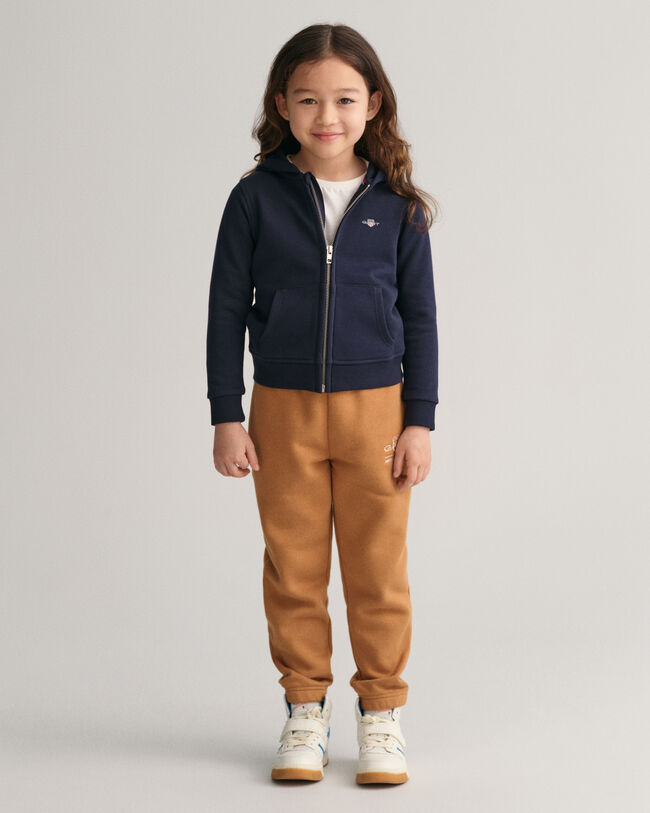 Felpa con cappuccio Shield con zip Kids