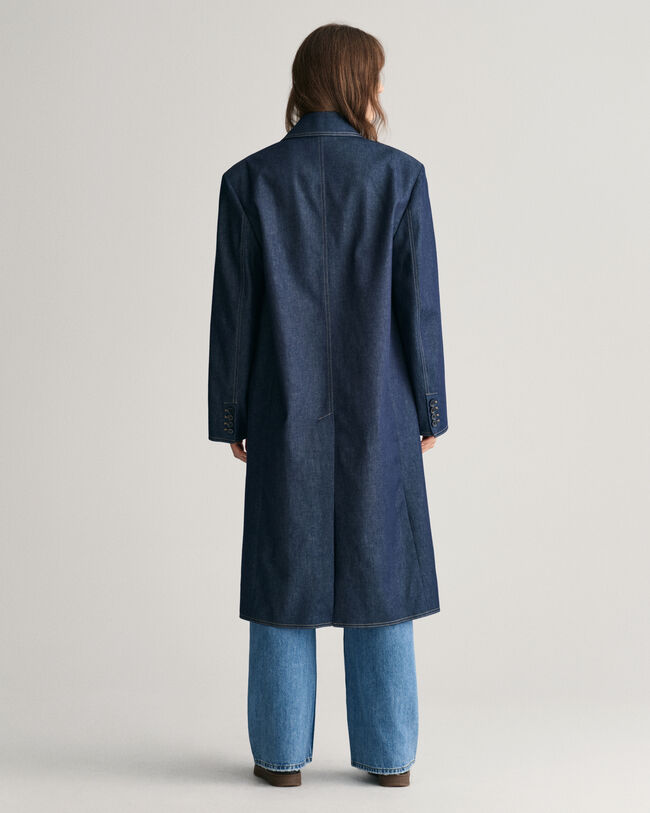 Cappotto oversize in denim