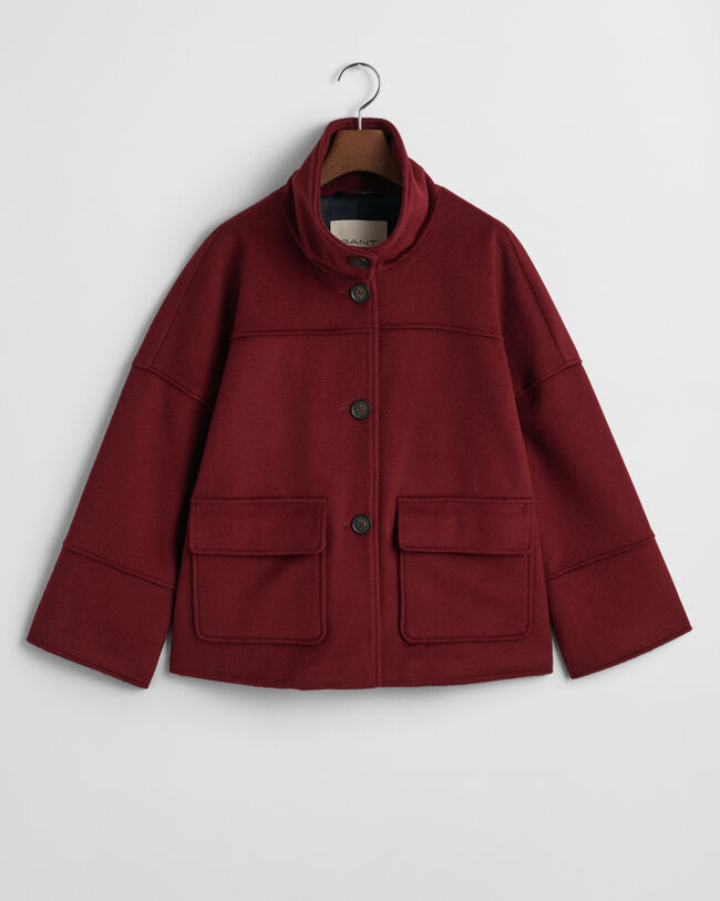 Giacca corta in lana