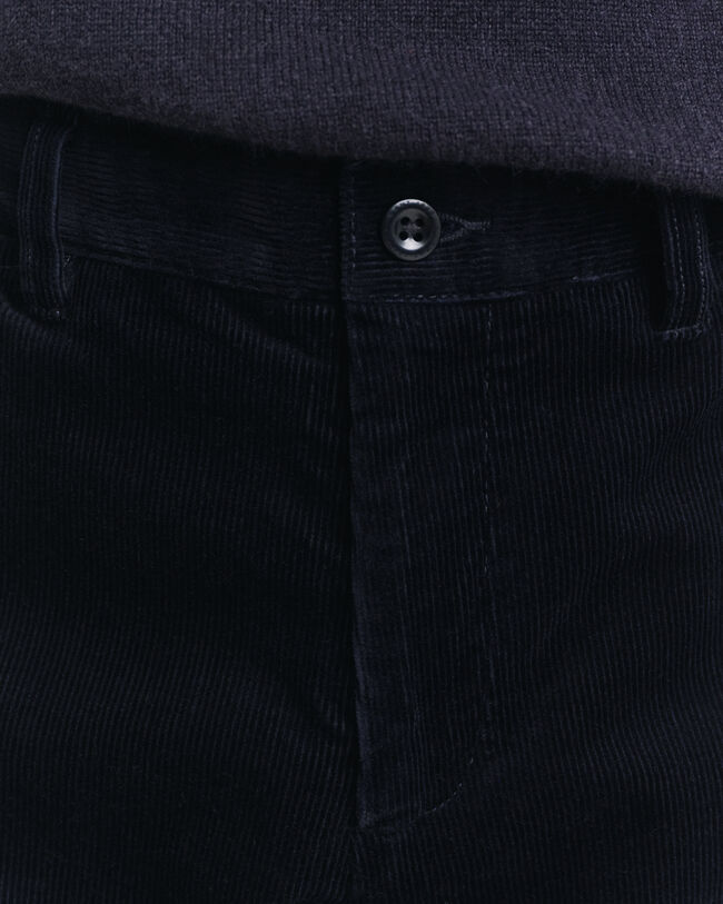 Pantaloni chino in velluto a coste slim fit