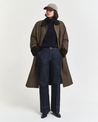 Maglia a collo alto in morbido lana misto cashmere