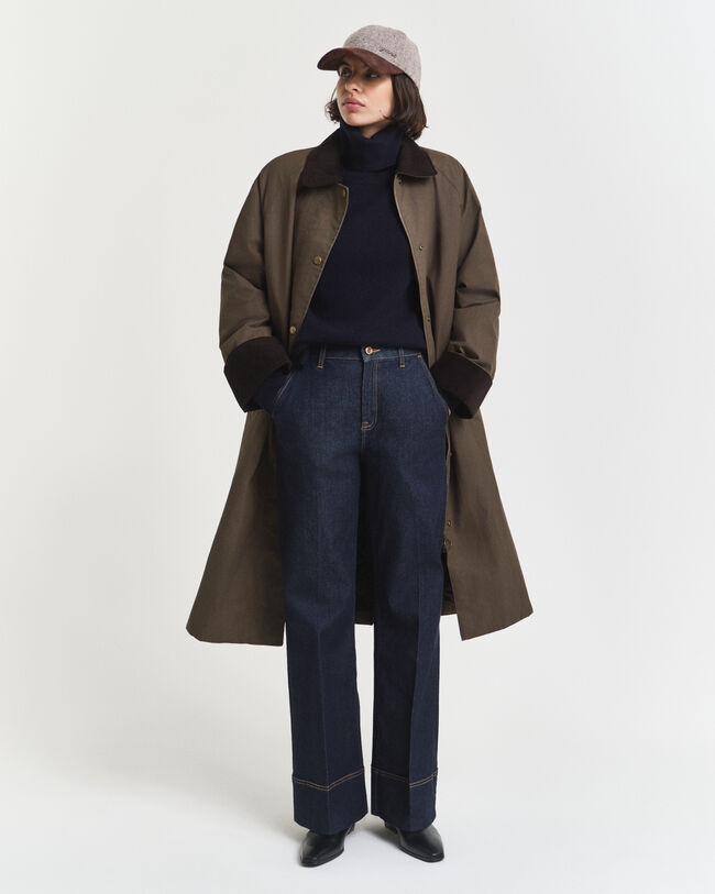 Maglia a collo alto in morbido lana misto cashmere