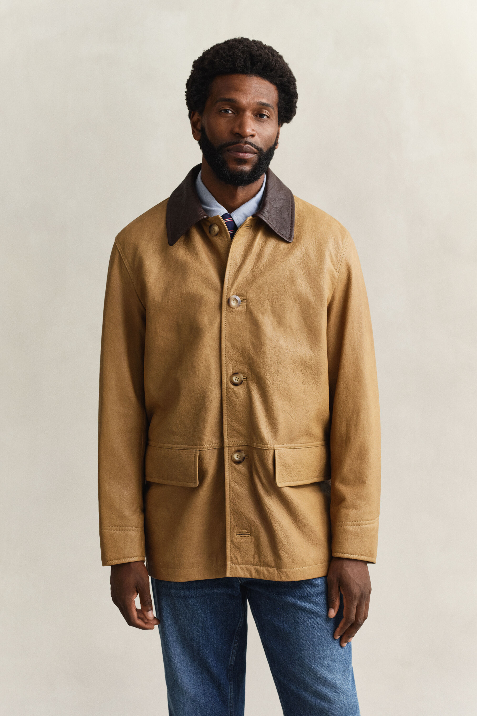 Giacca Decker in pelle